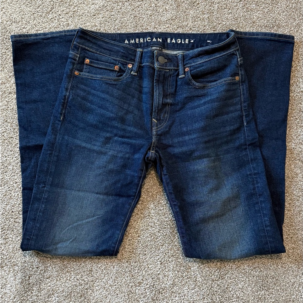 American Eagle Outfitters Blue Straight Jeans Classic Style